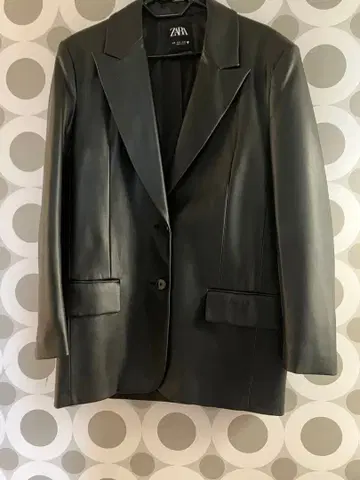 ZARA 가죽 자켓 여성용 S