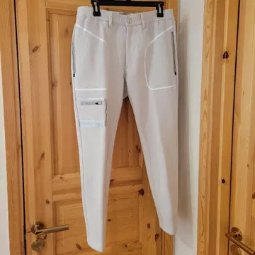 MARK & LONA 슬림 핏 팬츠 라이트 그레이