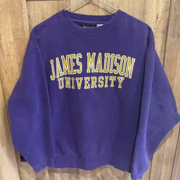 90s 빈티지 맨투맨 퍼플 페이드 USA