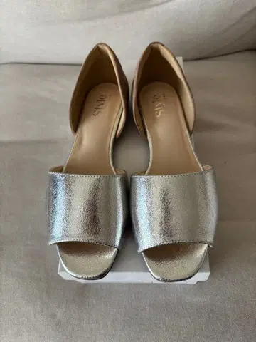 젤리빈스 실버 오픈토 샌들 24.5