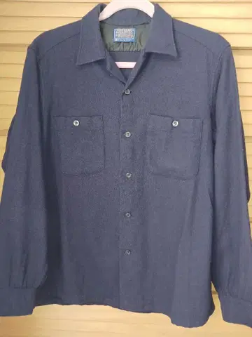 [ 새상품급 ] 60s 펜들턴 M 보드 셔츠 무지 네이비