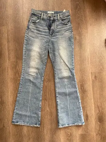 MOUSSYMVS 플레어 데님 블루 27인치