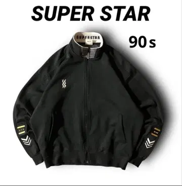 90s vintage 슈퍼스타 SUPERSTAR 트랙 자켓 자수 로고