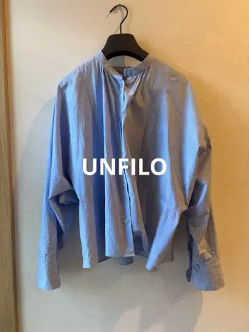 UNFILO 앙피로 블루 스트라이프 셔츠 S 새상품급