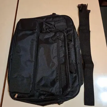 블랙 나일론 비즈니스 백