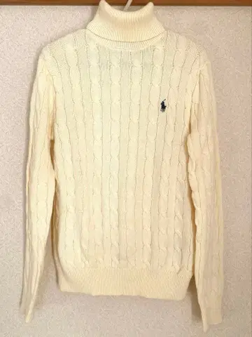 폴로 랄프로렌/터틀넥 니트/크림/남성용 SX