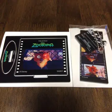 주토피아 닉 와일드 아크릴 스탠드 아크릴 키링 세트