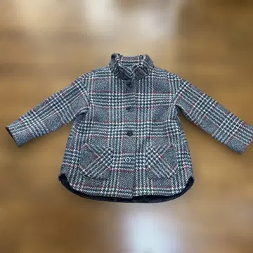 TOPTOPOLO 체크 무늬 체스터 코트 사이즈 40