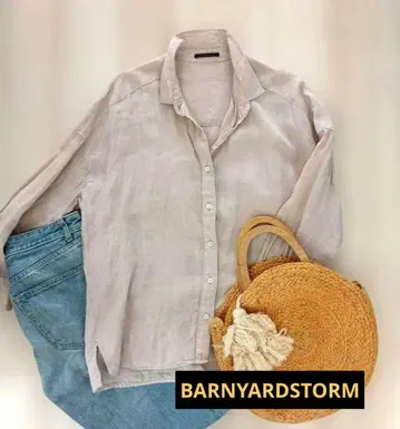 BARNYARDSTORM 린넨 긴팔 셔츠
