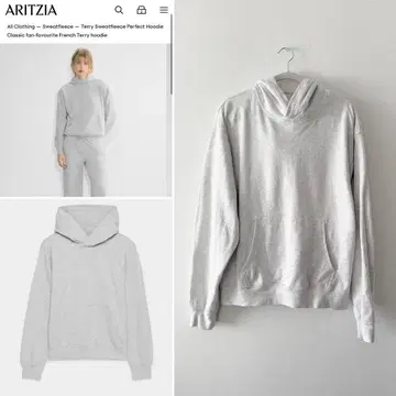 새상품급 Aritzia 후디 L 그레이