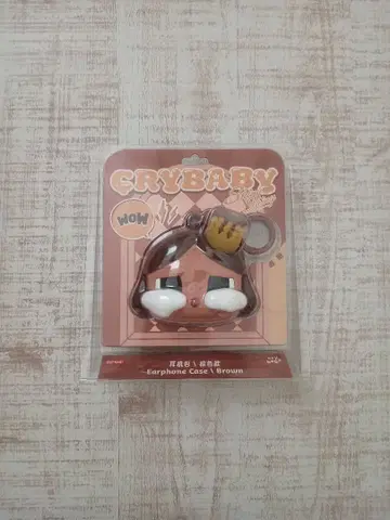 POPMART CRY BABY 블랙 갸루 크라이 베이비 이어폰 케이스