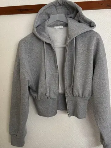 ZARA 크롭 후드티