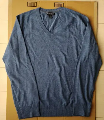 BANANA REPUBLIC 파랑 V넥 스웨터 긴팔