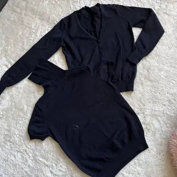 ROPE 울 100% 다크 네이비 앙상블