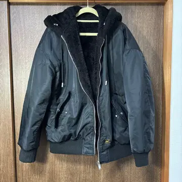 ZARA 리버서블 봄버 자켓 L 사이즈 블랙 MA-1