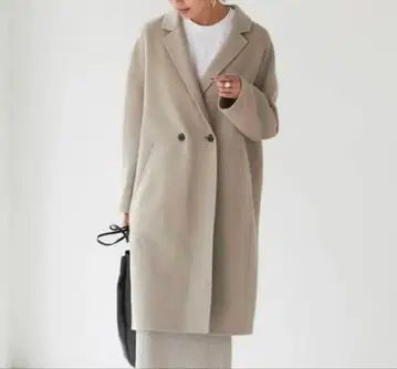 GALLARDA GALANTE 울 캐시미어 리버 코트 드롭 숄더