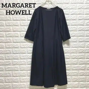 새상품급 마가렛호웰 플란넬 원피스 블랙 드레스 M 사이즈