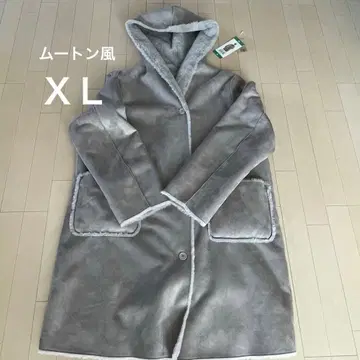 무스탕&퍼 리버서블 코트 L 사이즈