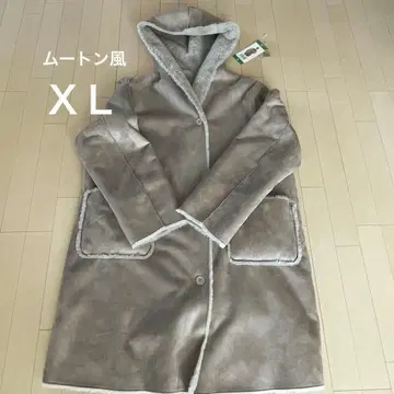 무스탕&퍼 리버서블 코트 L 사이즈