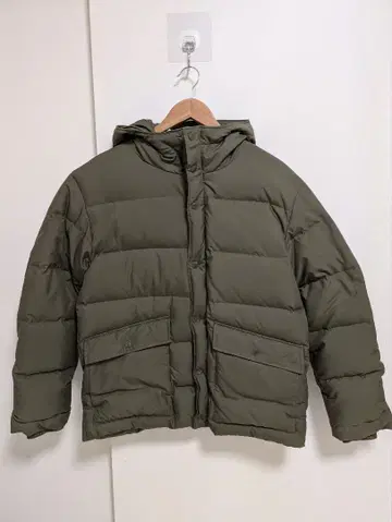 미스터 젠틀맨 후드 부착 다운 자켓