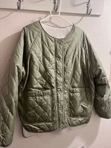 리버서블 퀼팅 자켓