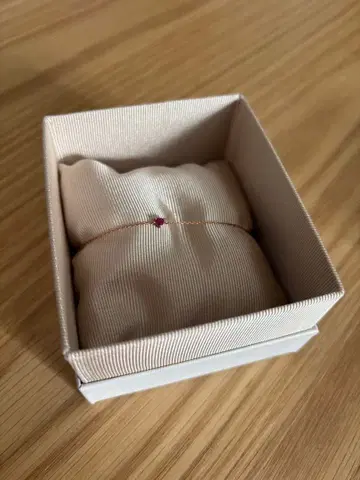 ete 골드 팔찌 루비 하트 K10