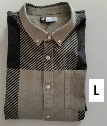 LRG 체크 셔츠 L