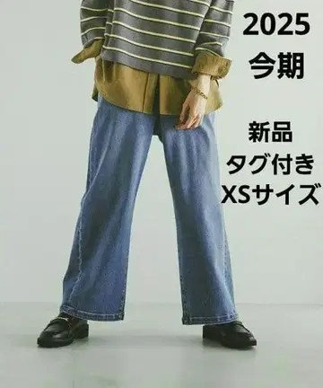 GLOBAL WORK GOOD 데님 따뜻한 이지 팬츠 여성용