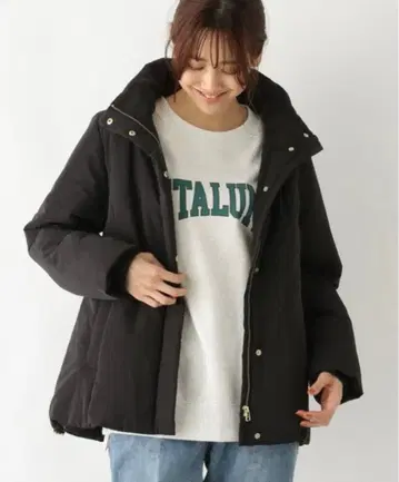 에어 서멀 발수 후드 블루종 L 사이즈 블랙