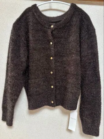 any SiS 스파클 샤기 가디건