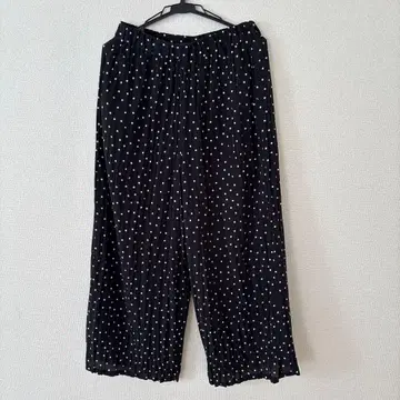 MORRIS & SONS 도트 와이드 팬츠