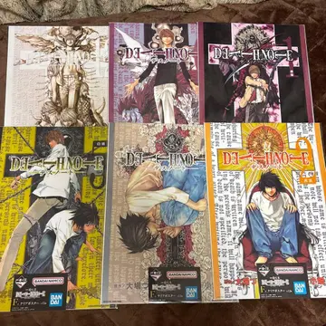 데스노트 제일복권 F상 클리어 포스터 6장 세트