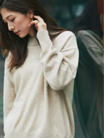 리브 드와 캐시미어 5% 크루넥 니트 F 사이즈