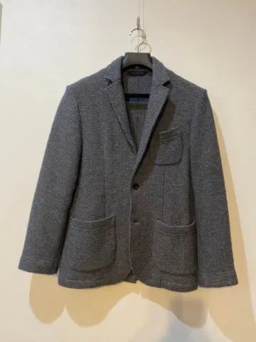 쉽스 니트 자켓 M 그레이