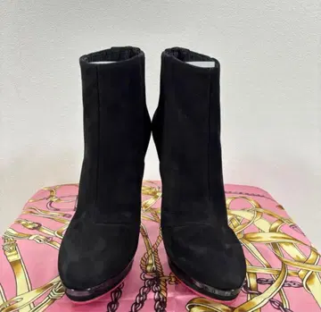 COMEX 코메 블랙 스웨이드 숏부츠 M 사이즈