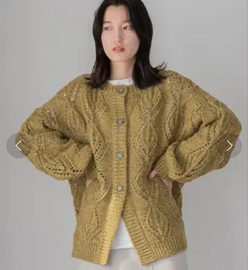 [ LOWRYSFARM ] 2way 스카시 가라 니트