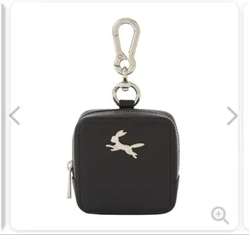 천연 가죽 미니 스퀘어 파우치 블래키 (포켓몬 센터)