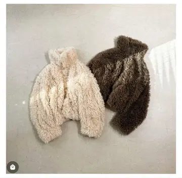 푸들 보아 자켓 그레이지 F