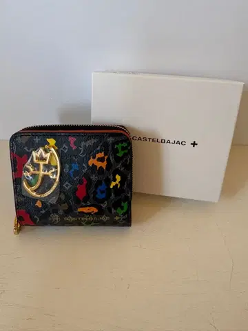 [ 새상품 ] CASTELBAJAC 이단 접이식 지갑 블랙