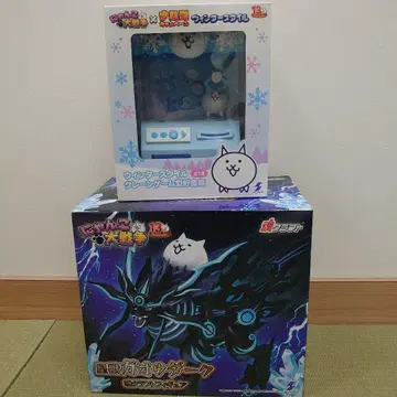 냥코 대전쟁 황수 가오우 다크 혼 크라프트 피규어 뽑기 게임 세트