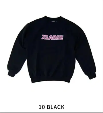 XLARGE 블랙 맨투맨 M 사이즈