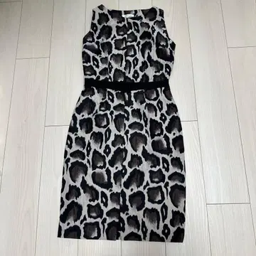 폴카 레오파드 무늬 원피스 36