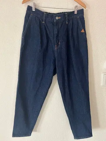 코지마 데님 레어셀 봄버 테이퍼드 이지 데님 L 사이즈 허리밴딩