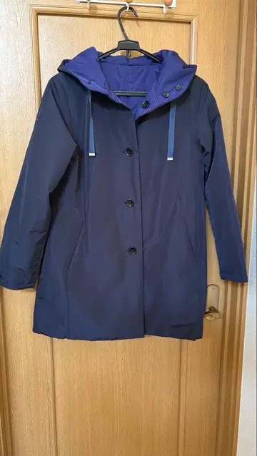 DoCLASSE 리버서블 매지컬 써모 후드 부착 자켓 네이비