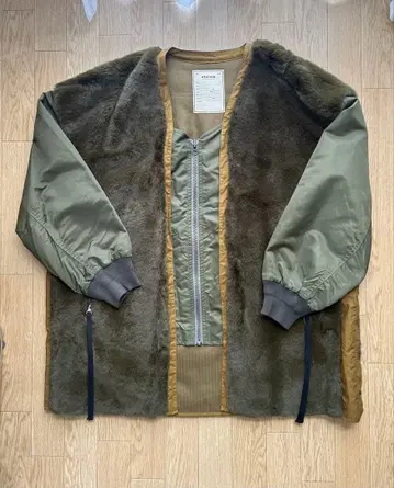 [ etsinta/에신타 ] 퍼 절개 자켓