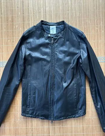 shama 가죽 자켓 블랙 38 사이즈 소가죽