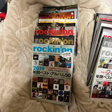 rockin'on 연간 세트 2020년 1월호 ~ 2024년 1월호까지