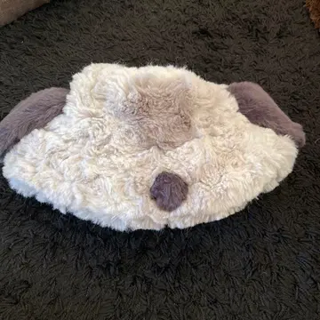 강아지 얼굴 캐릭터 모자 58cm