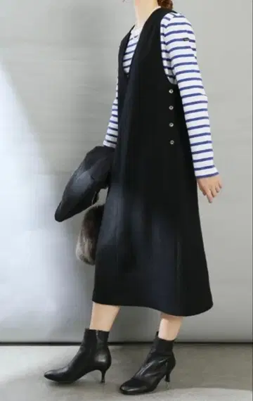 baycrew's 라토타리테 보일 울 오버롤 스커트