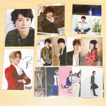 와다 타쿠마 브로마이드 약 25매 친필 사인 포함